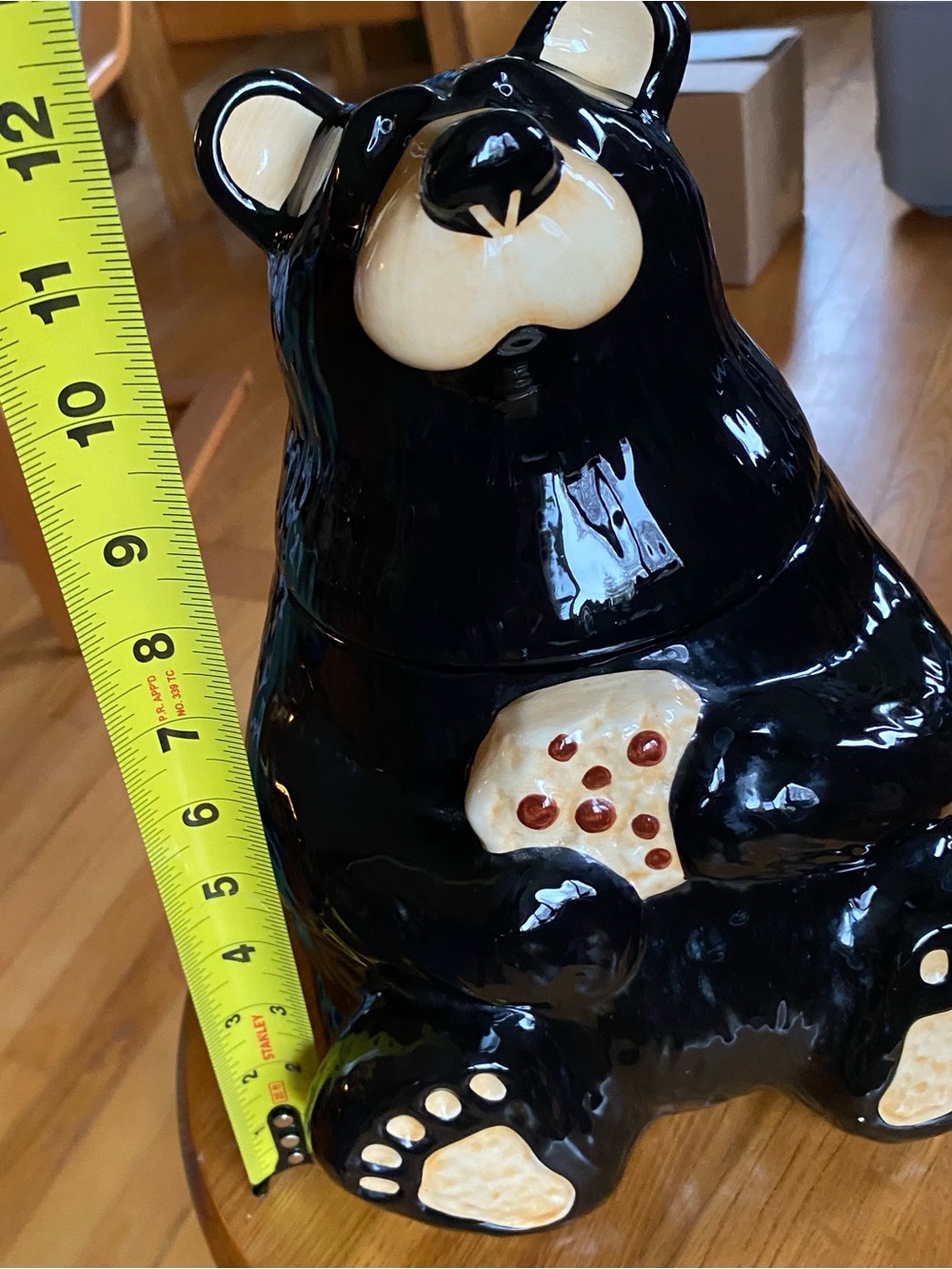 VTg Jeff Fleming Ceramic BearFoots Cookie Big Sky Carvers Cabin Life - Picture 3 of 12
